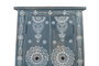 GINER Y COLOMER Mueble auxiliar de madera de mango y MDF Azul y blanco